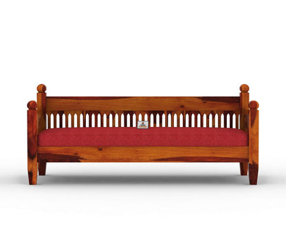 Ruby Wooden 3+1+1 Sofa Set - Urbnfurnish
