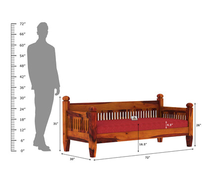 Ruby Wooden 3+1+1 Sofa Set - Urbnfurnish