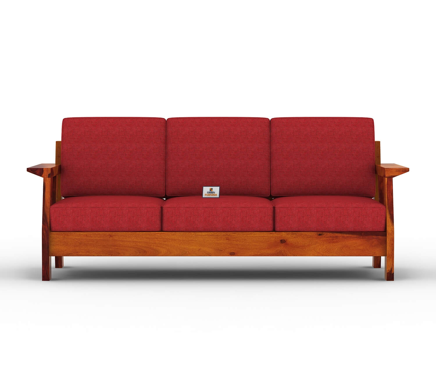 Edkin Wooden 3+1+1 Sofa Set - Urbnfurnish