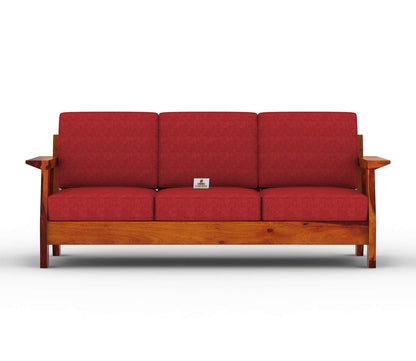 Edkin Wooden 3+1+1 Sofa Set - Urbnfurnish