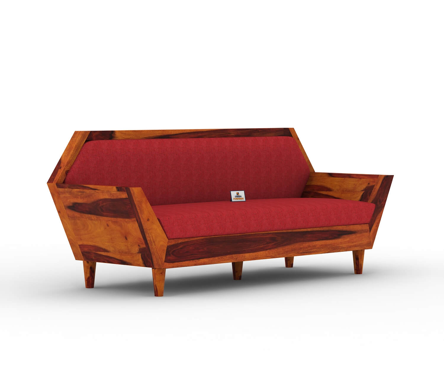 Jones Wooden 3+1+1 Sofa Set - Urbnfurnish