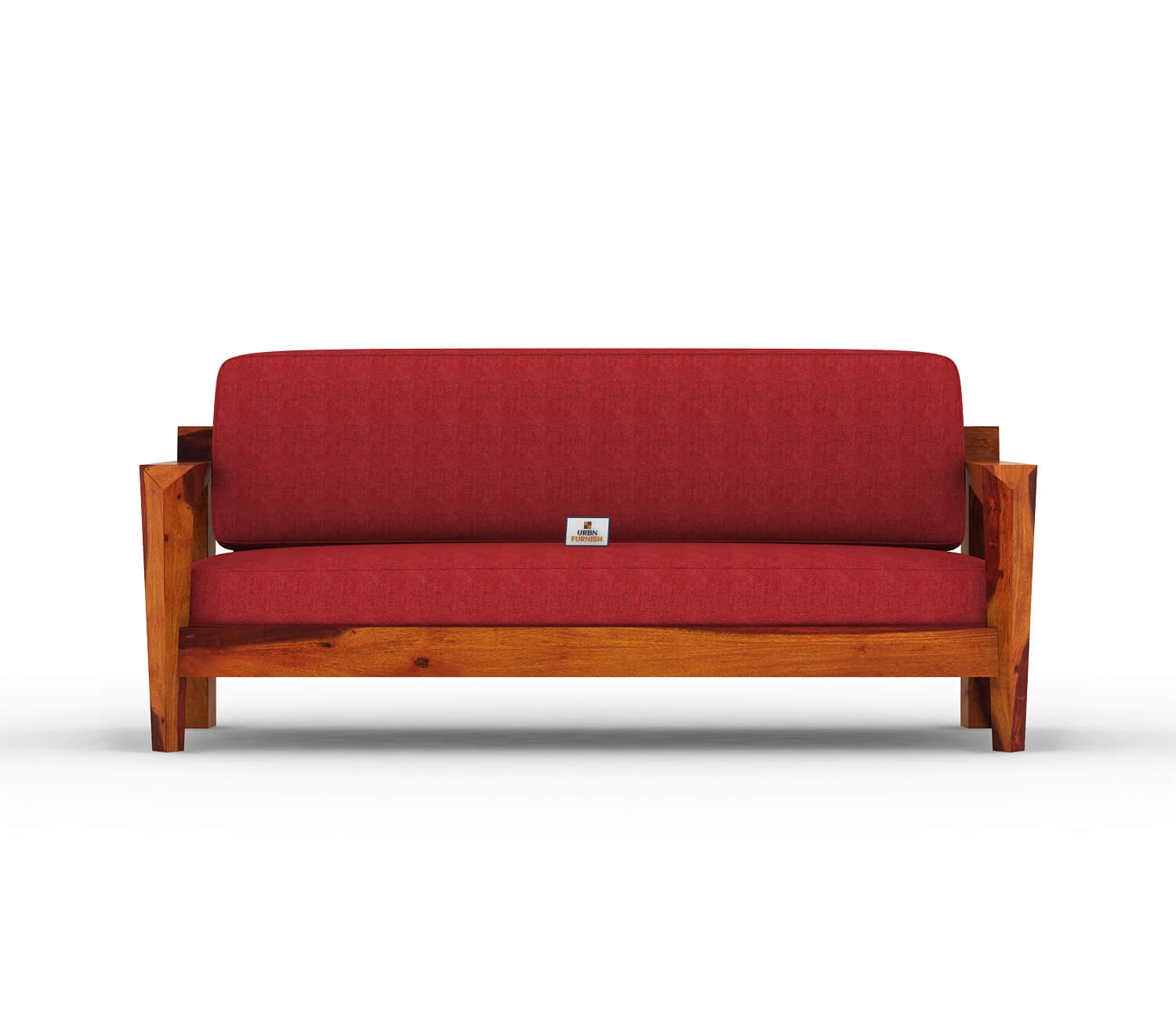 Hampton Wooden 3+1+1 Sofa Set - Urbnfurnish