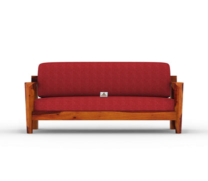 Hampton Wooden 3+1+1 Sofa Set - Urbnfurnish