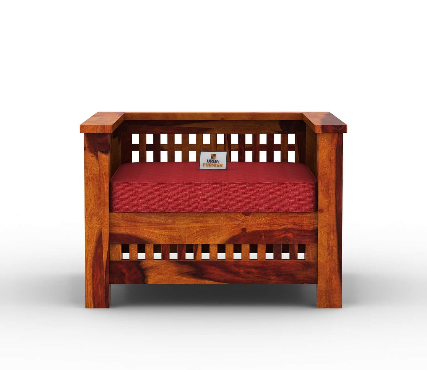 Bradford Wooden 3+1+1 Sofa Set - Urbnfurnish