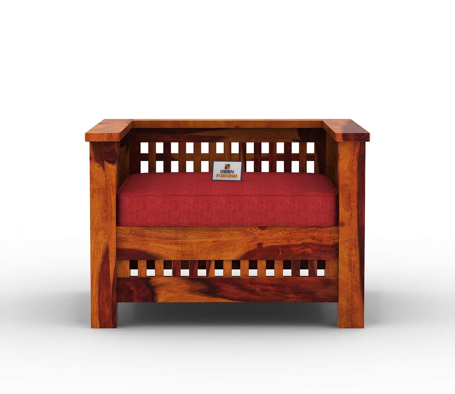 Bradford Wooden 3+1+1 Sofa Set - Urbnfurnish