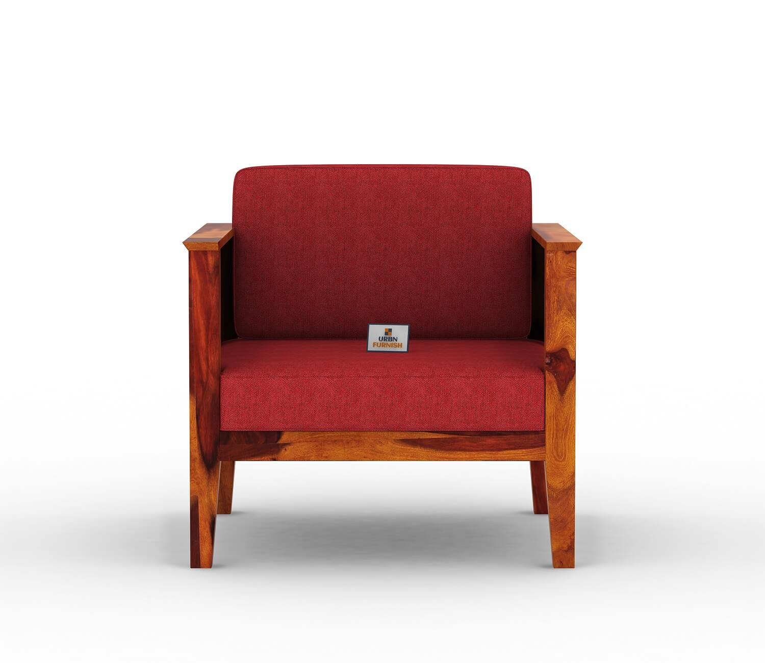 Venice Wooden 3+1+1 Sofa Set - Urbnfurnish