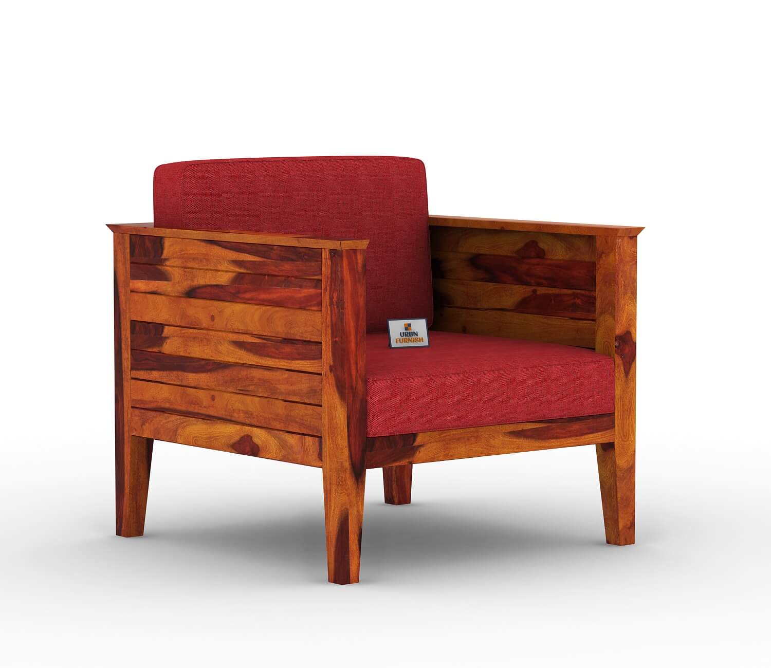 Venice Wooden 3+1+1 Sofa Set - Urbnfurnish