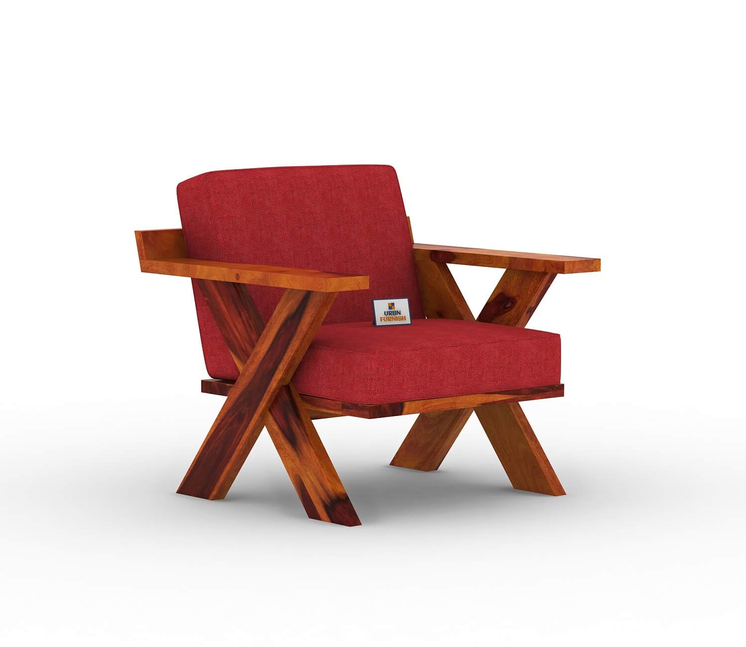 Lewis Wooden 3+1+1 Sofa Set - Urbnfurnish