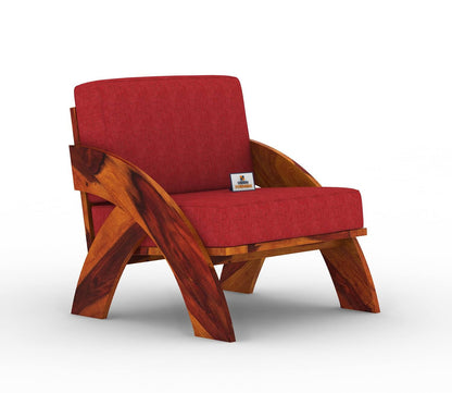 Smith Wooden 3+1+1 Sofa Set - Urbnfurnish