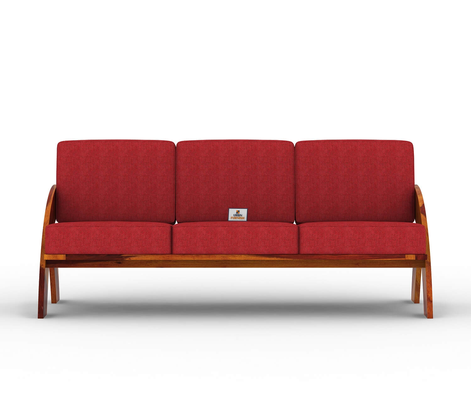 Smith Wooden 3+1+1 Sofa Set - Urbnfurnish