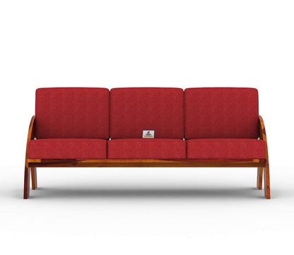 Smith Wooden 3+1+1 Sofa Set - Urbnfurnish