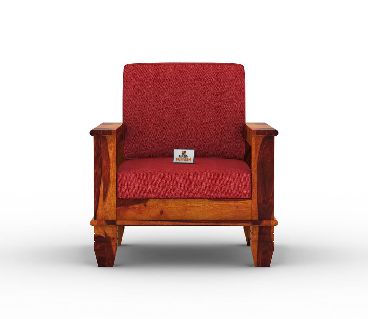 Angelic Wooden 3+1+1 Sofa Set - Urbnfurnish