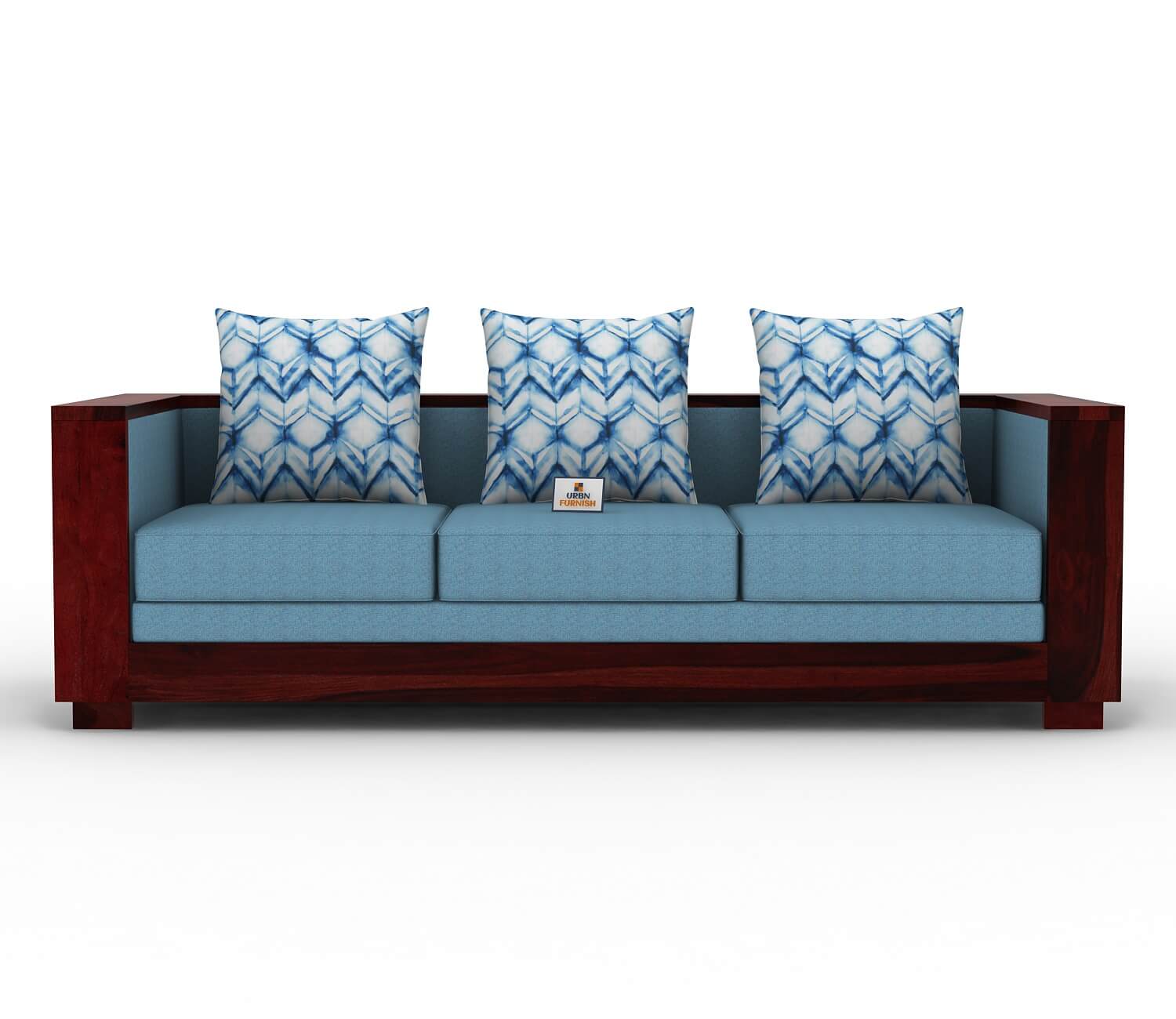 Brume Wooden 3+1+1 Sofa Set - Urbnfurnish
