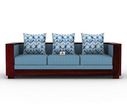 Brume Wooden 3+1+1 Sofa Set - Urbnfurnish