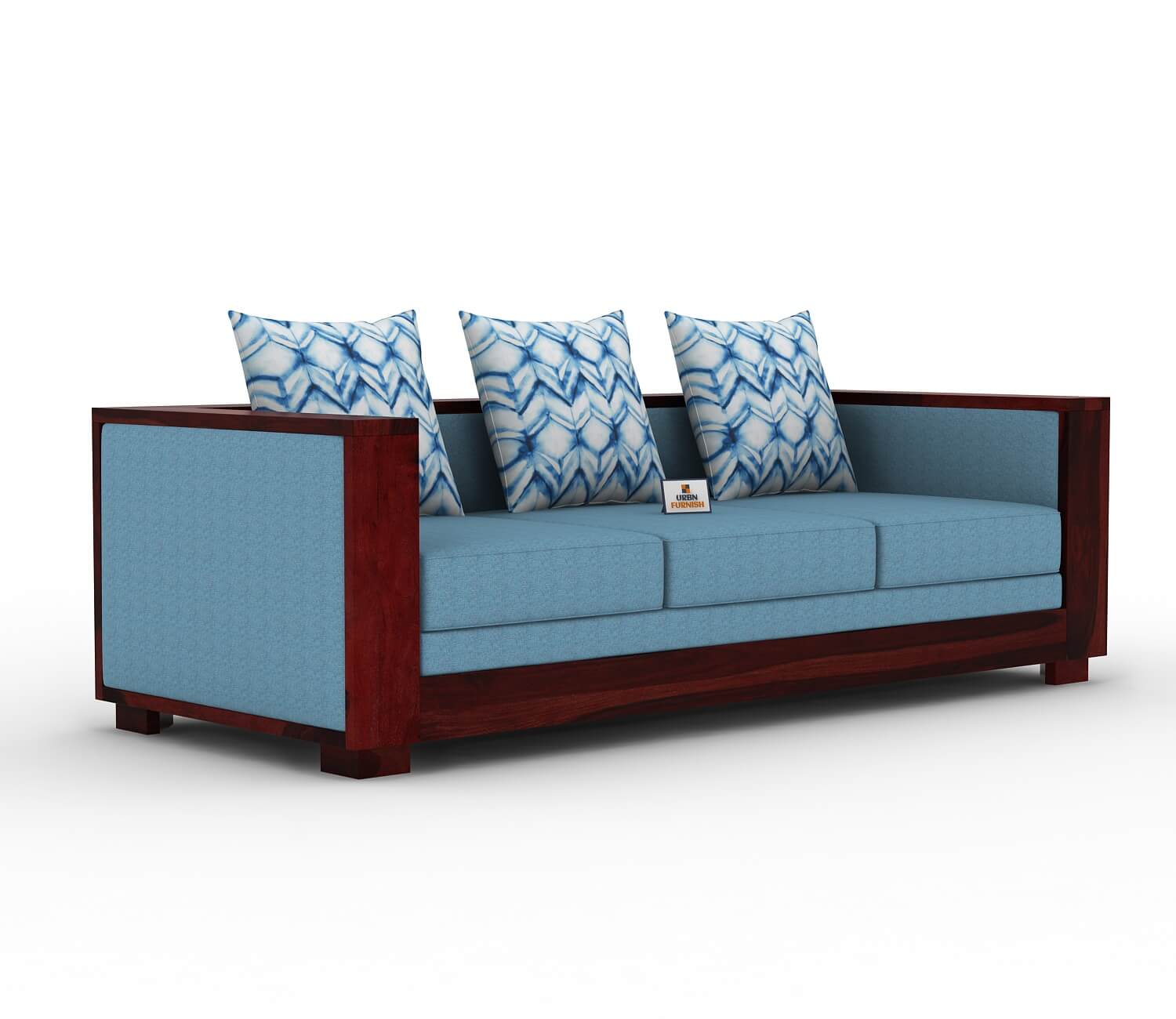 Brume Wooden 3+1+1 Sofa Set - Urbnfurnish