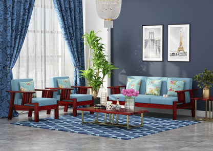 Beamish Wooden 3+1+1 Sofa Set - Urbnfurnish