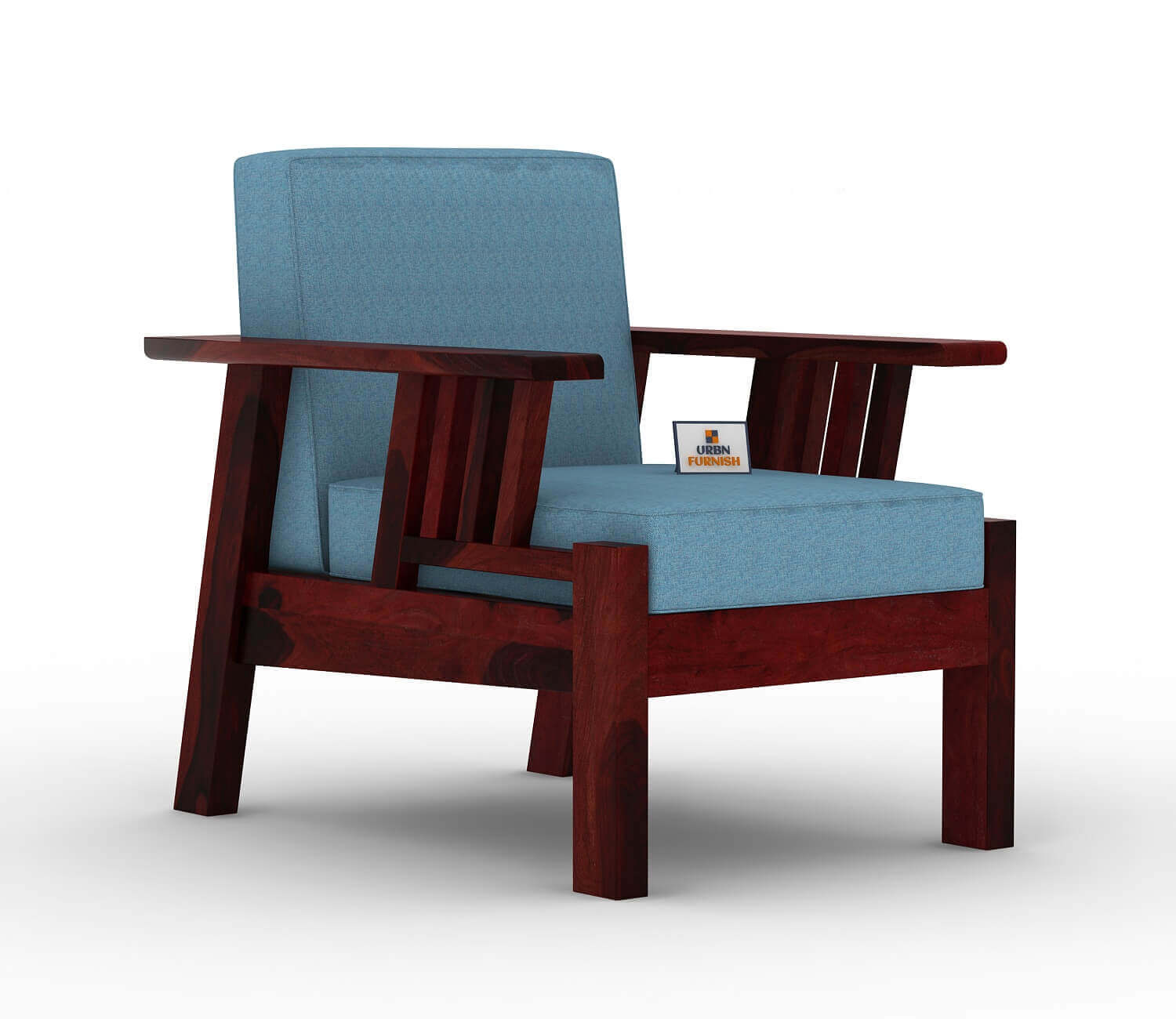 Beamish Wooden 3+1+1 Sofa Set - Urbnfurnish