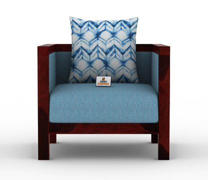 Dallas Wooden 3+1+1 Sofa Set - Urbnfurnish