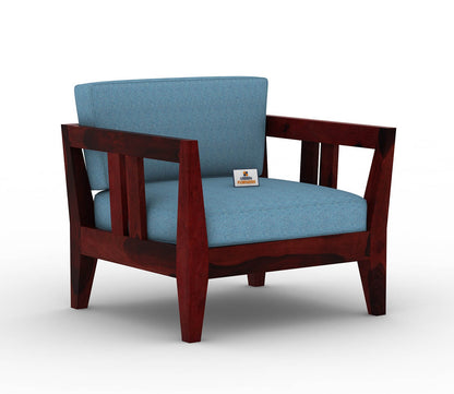 Sacby Wooden 3+1+1 Sofa Set - Urbnfurnish