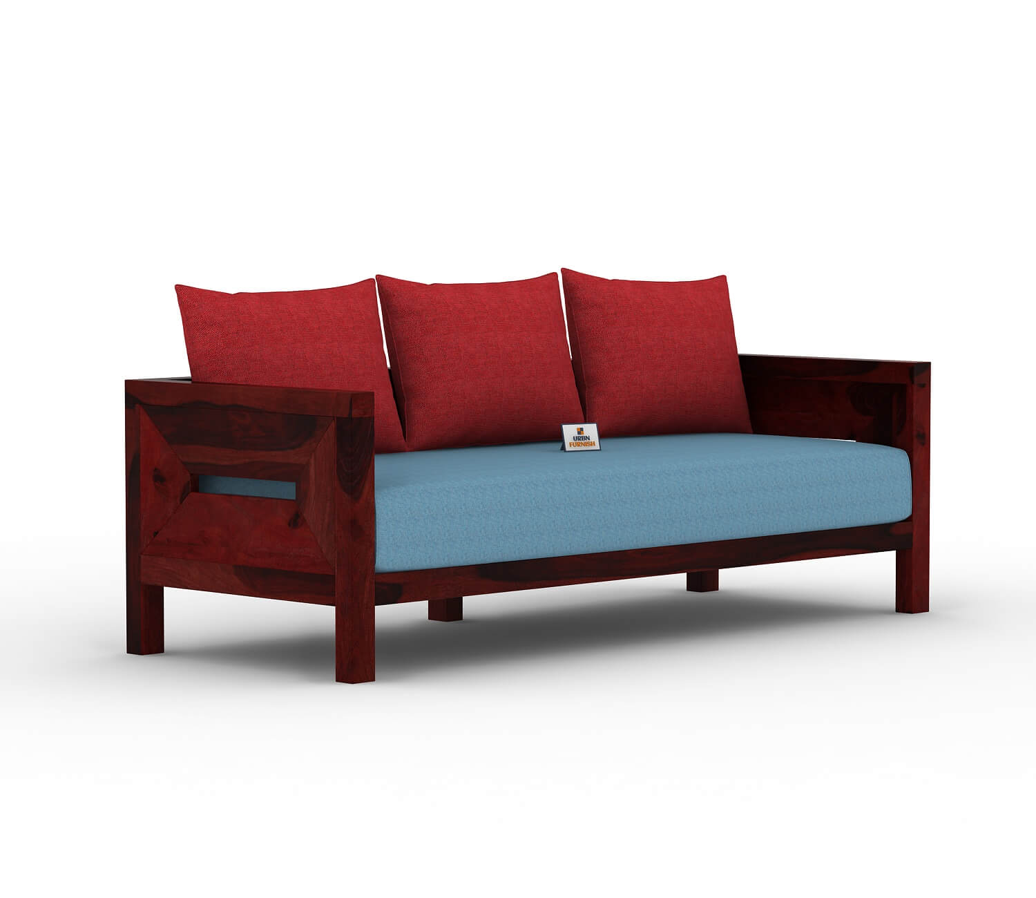 Stamford Wooden 3+1+1 Sofa Set - Urbnfurnish