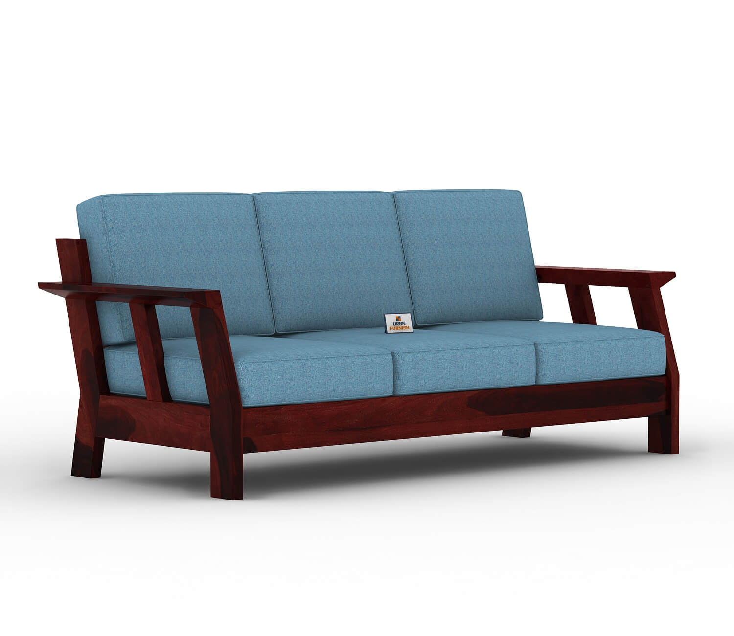 Edkin Wooden 3+1+1 Sofa Set - Urbnfurnish