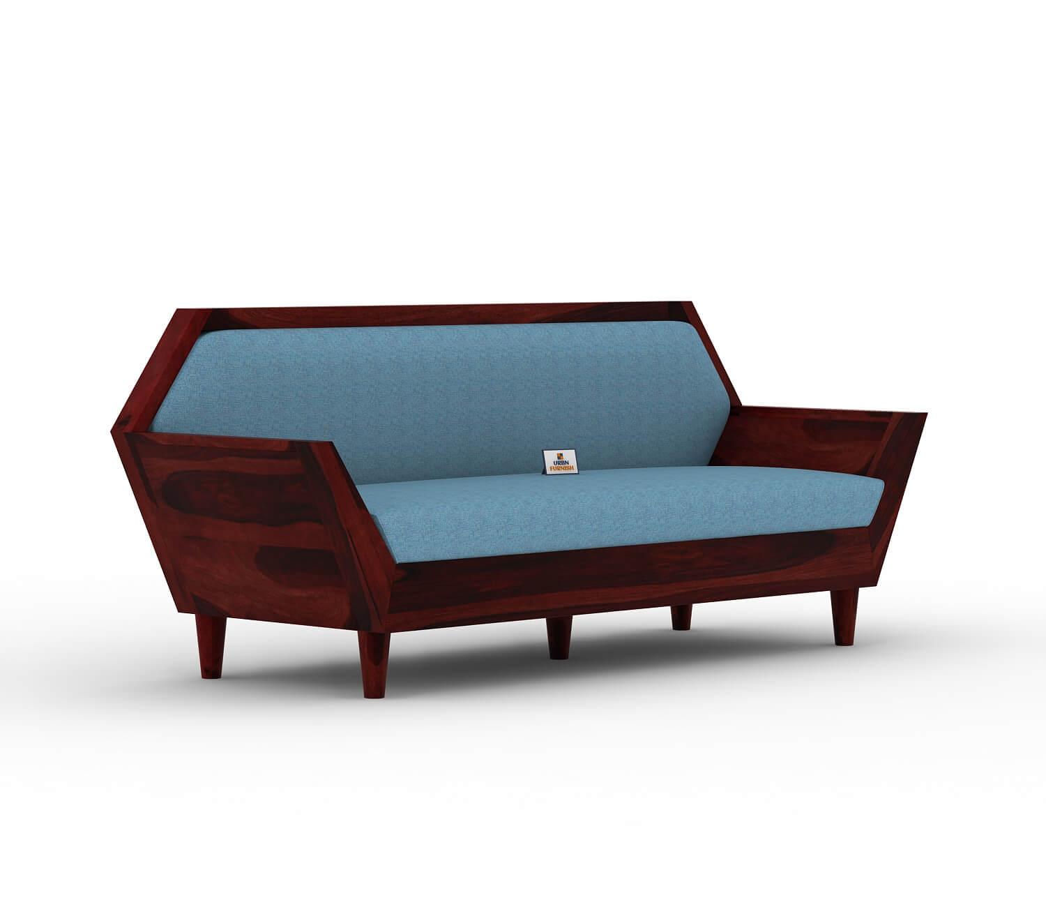Jones Wooden 3+1+1 Sofa Set - Urbnfurnish