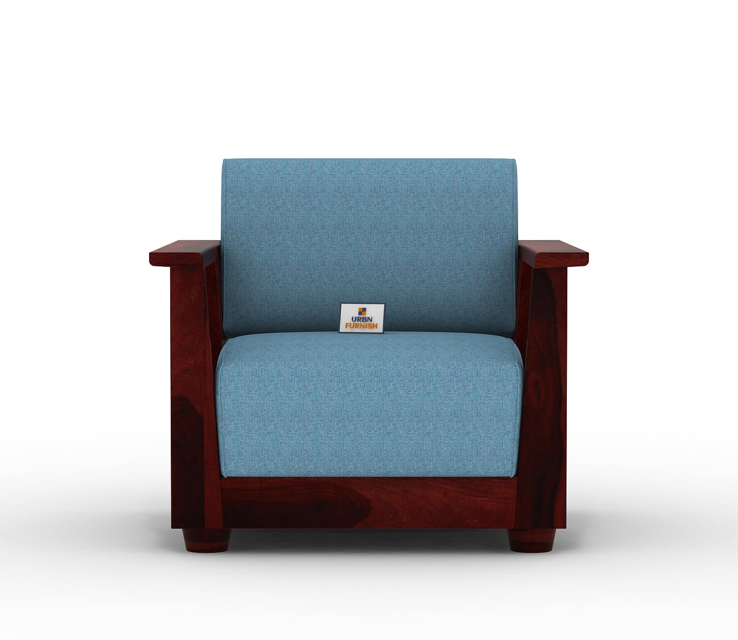 Olson Wooden 3+1+1 Sofa Set - Urbnfurnish