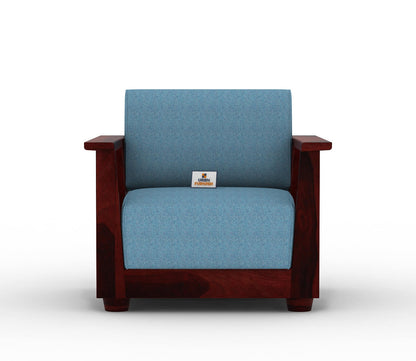 Olson Wooden 3+1+1 Sofa Set - Urbnfurnish