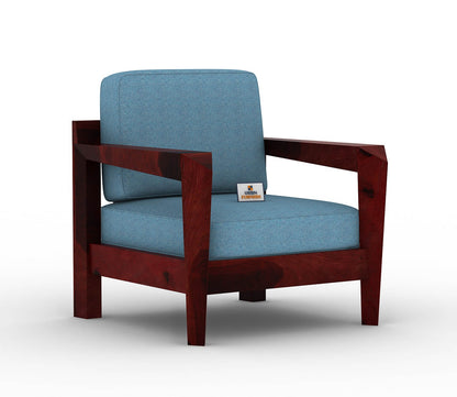 Hampton Wooden 3+1+1 Sofa Set - Urbnfurnish