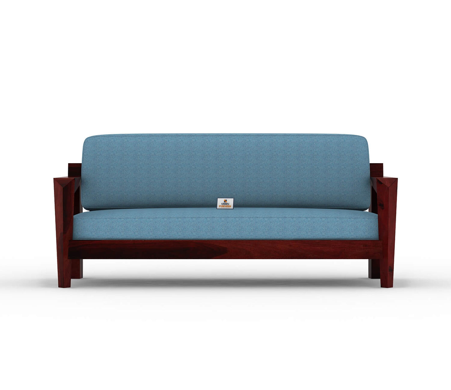 Hampton Wooden 3+1+1 Sofa Set - Urbnfurnish