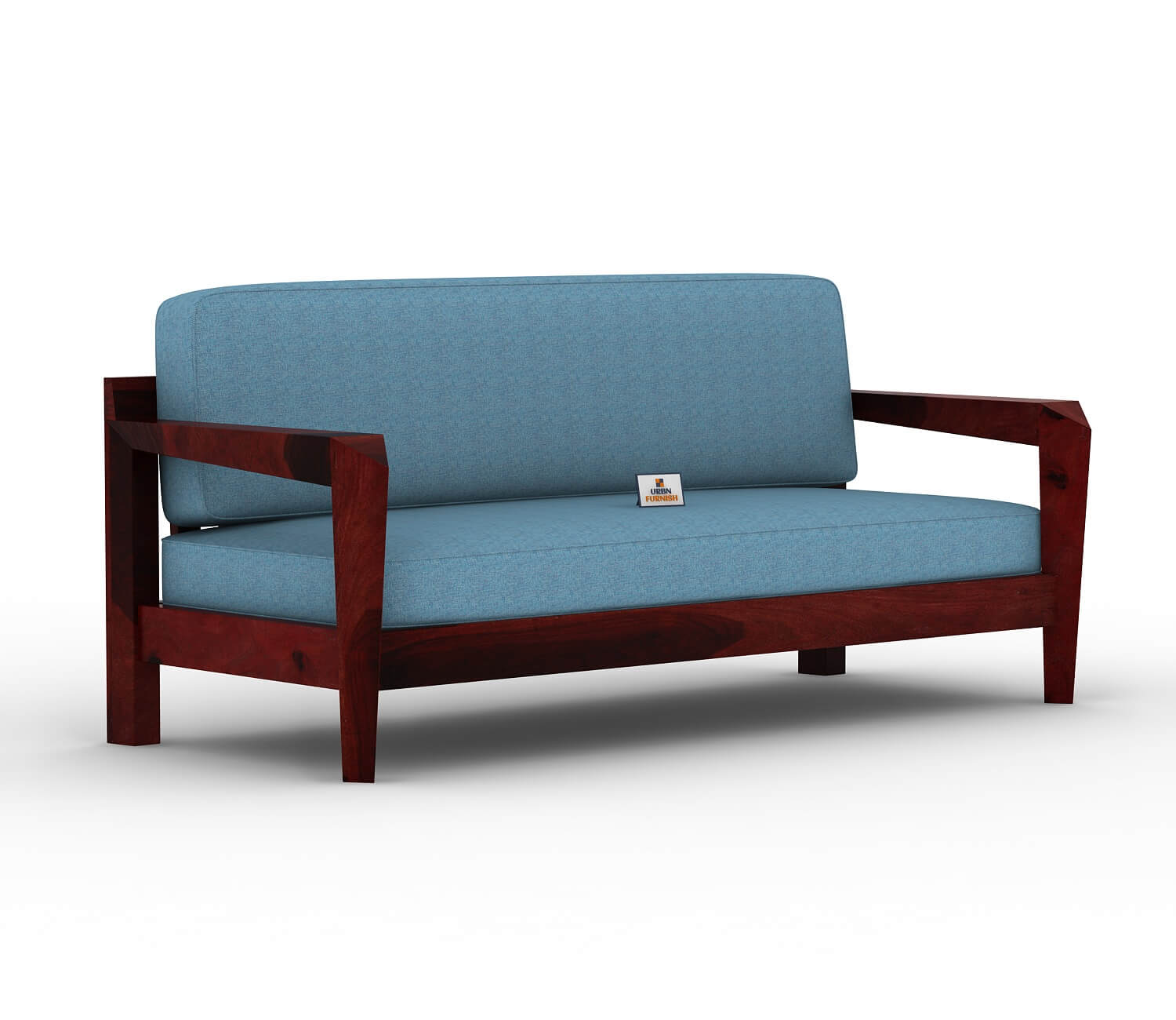 Hampton Wooden 3+1+1 Sofa Set - Urbnfurnish