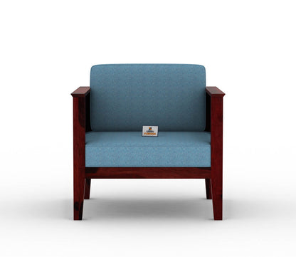 Venice Wooden 3+1+1 Sofa Set - Urbnfurnish