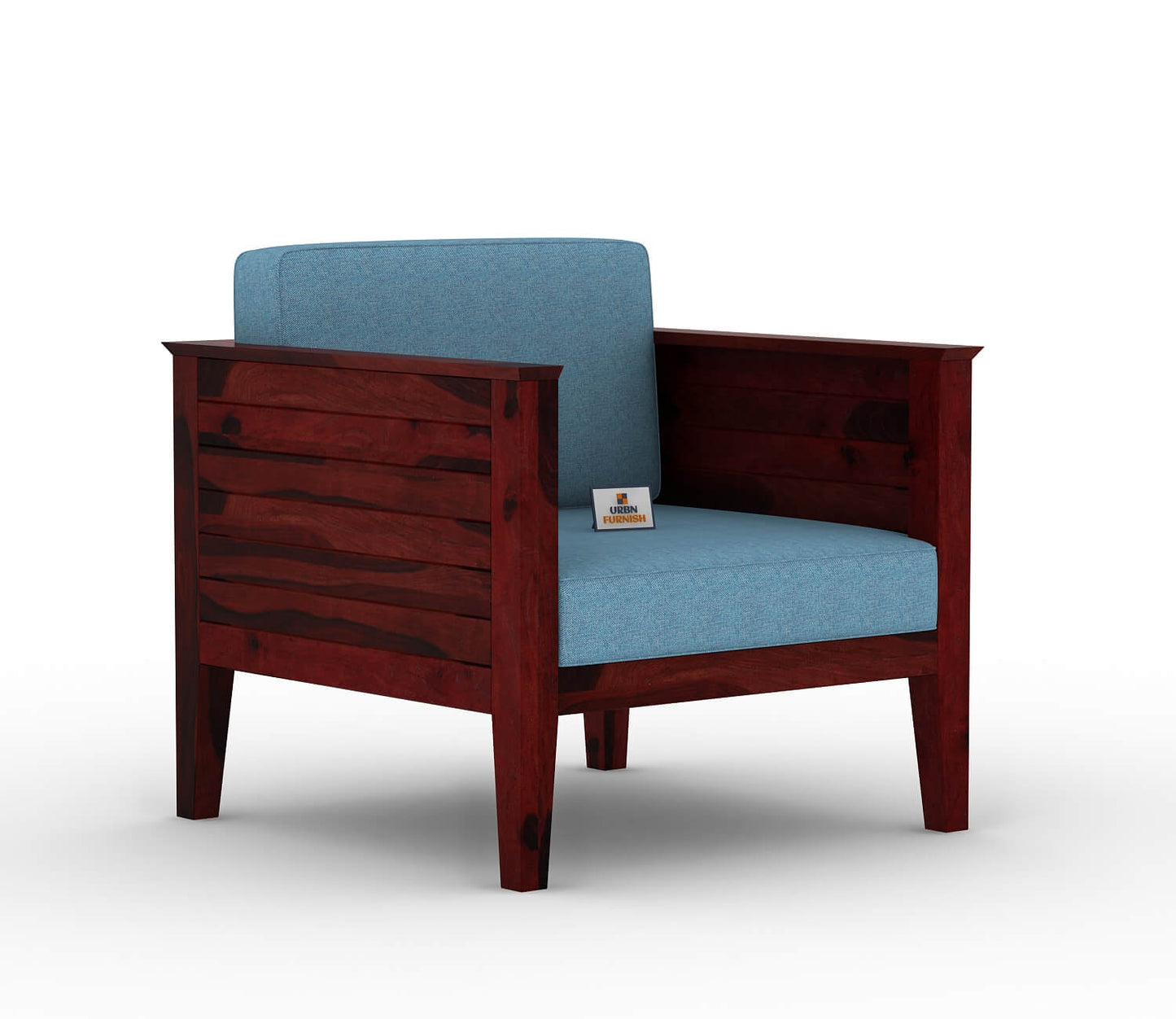 Venice Wooden 3+1+1 Sofa Set - Urbnfurnish