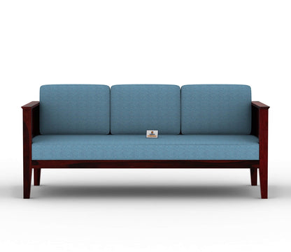 Venice Wooden 3+1+1 Sofa Set - Urbnfurnish