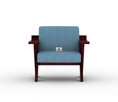 Lewis Wooden 3+1+1 Sofa Set - Urbnfurnish