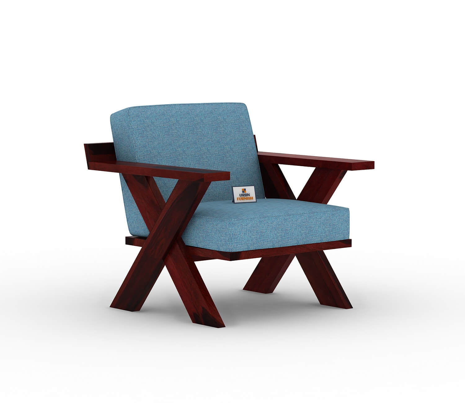 Lewis Wooden 3+1+1 Sofa Set - Urbnfurnish