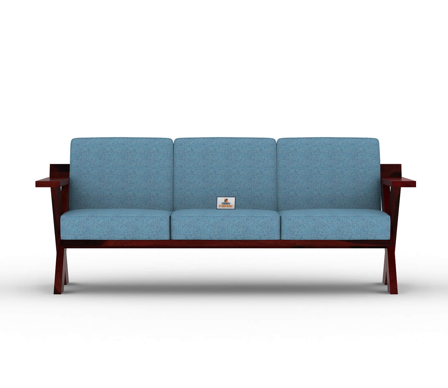 Lewis Wooden 3+1+1 Sofa Set - Urbnfurnish
