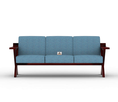 Lewis Wooden 3+1+1 Sofa Set - Urbnfurnish