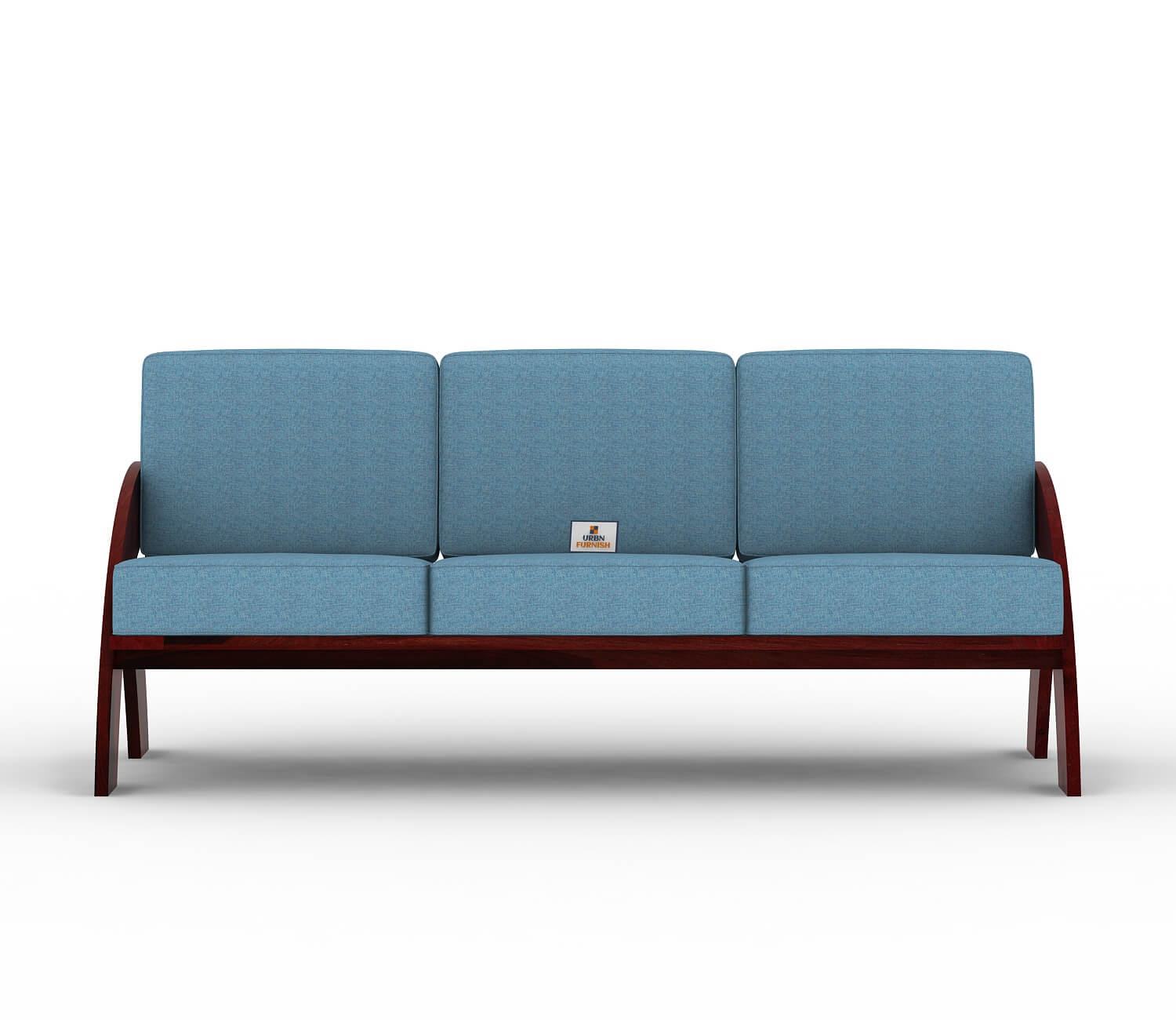 Smith Wooden 3+1+1 Sofa Set - Urbnfurnish