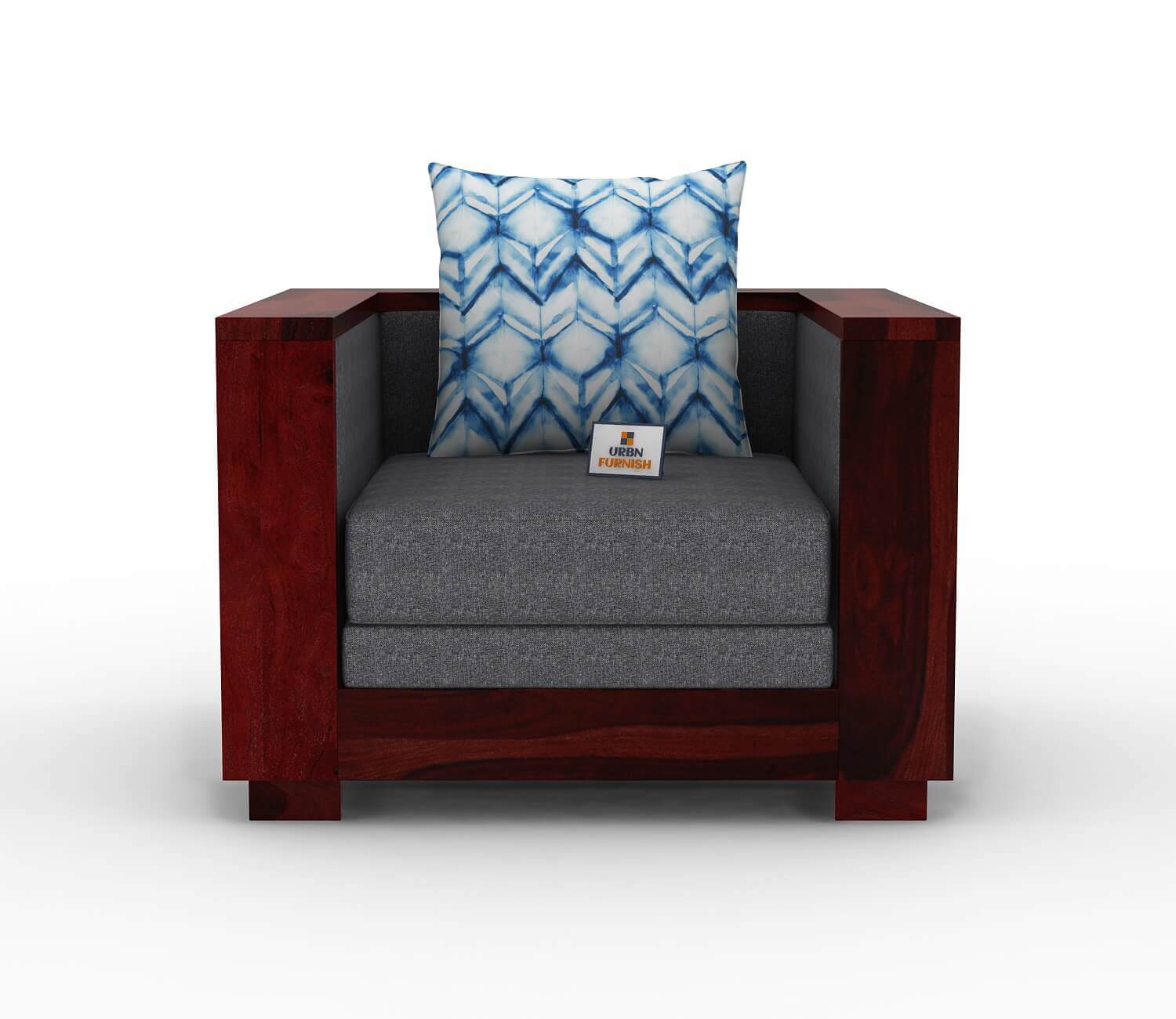 Brume Wooden 3+1+1 Sofa Set - Urbnfurnish