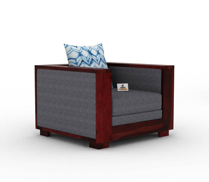 Brume Wooden 3+1+1 Sofa Set - Urbnfurnish
