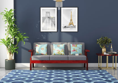 Beamish Wooden 3+1+1 Sofa Set - Urbnfurnish