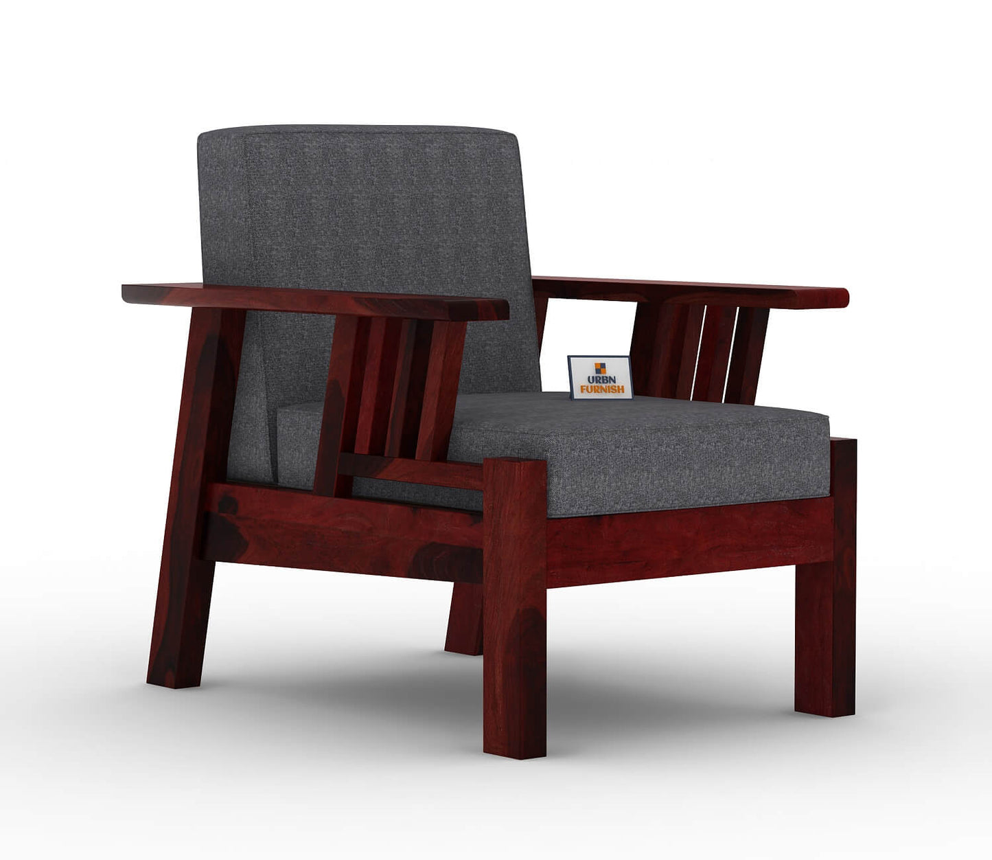 Beamish Wooden 3+1+1 Sofa Set - Urbnfurnish