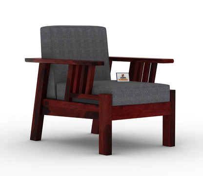 Beamish Wooden 3+1+1 Sofa Set - Urbnfurnish