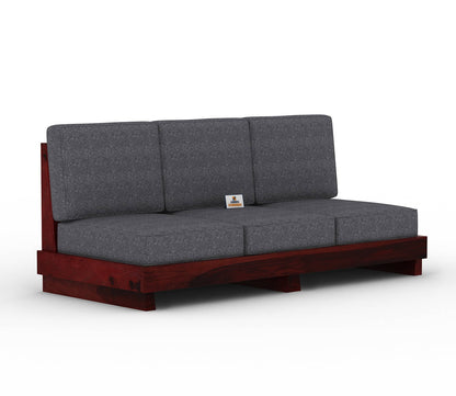 Finlauy Wooden 3+1+1 Sofa Set - Urbnfurnish