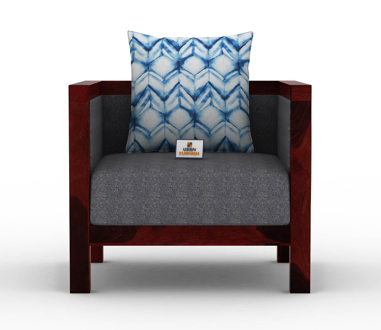 Dallas Wooden 3+1+1 Sofa Set - Urbnfurnish