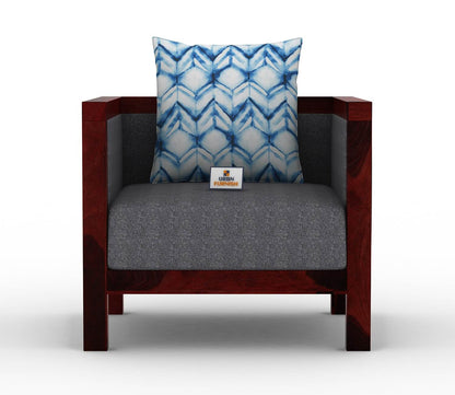 Dallas Wooden 3+1+1 Sofa Set - Urbnfurnish