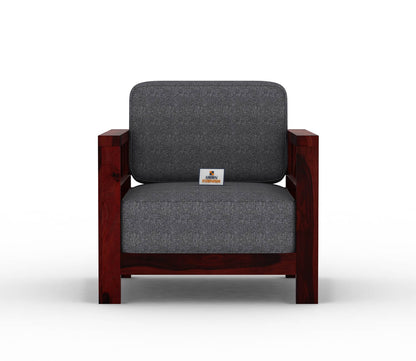 Drake Wooden 3+1+1 Sofa Set - Urbnfurnish