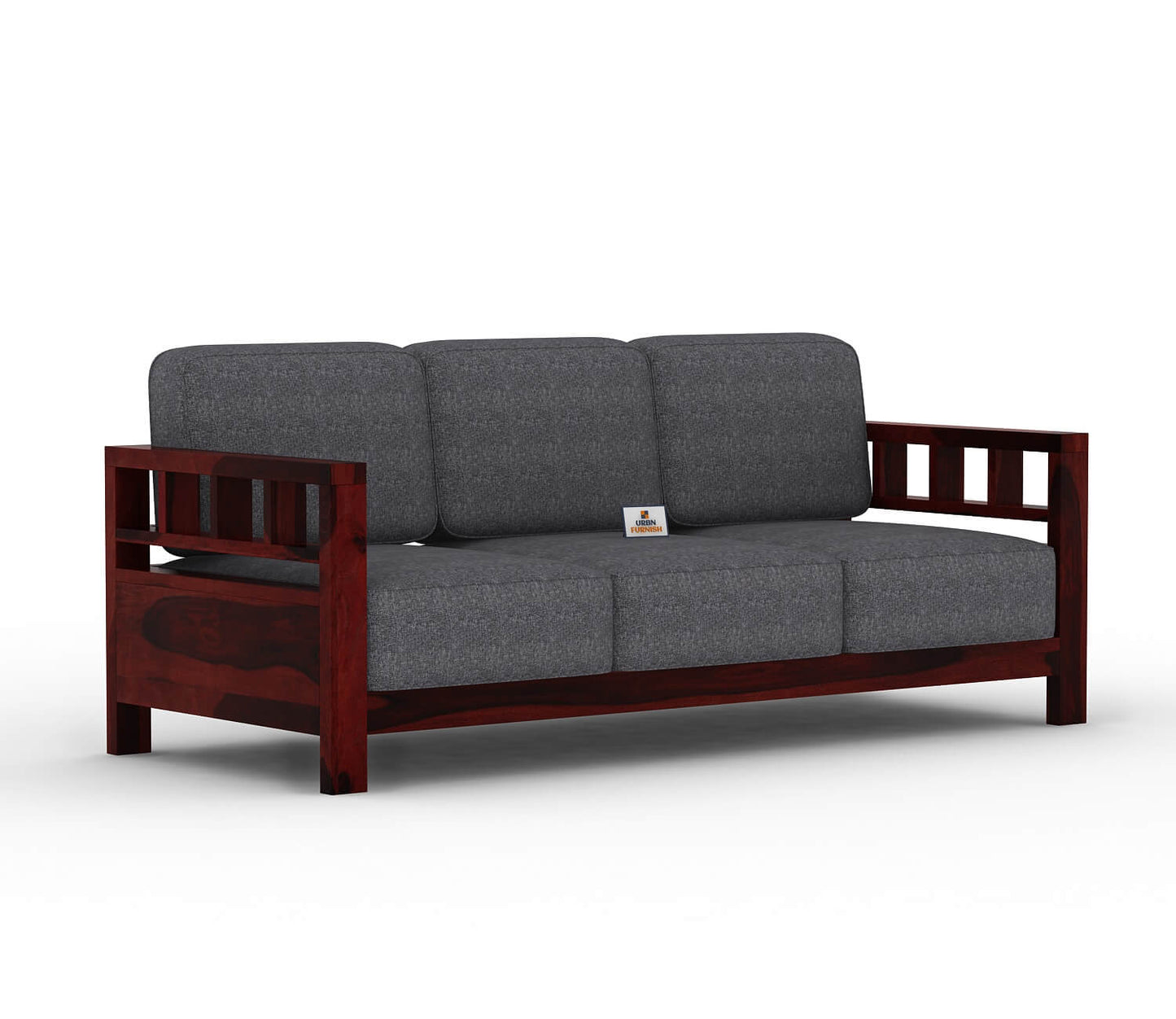 Drake Wooden 3+1+1 Sofa Set - Urbnfurnish
