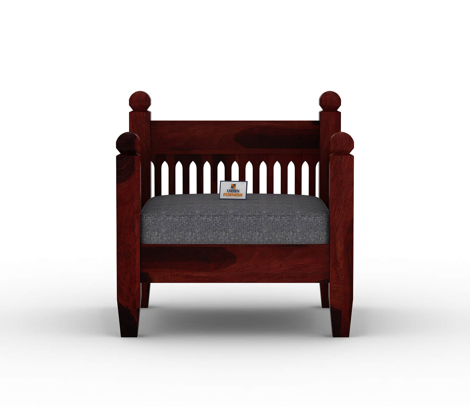 Ruby Wooden 3+1+1 Sofa Set - Urbnfurnish